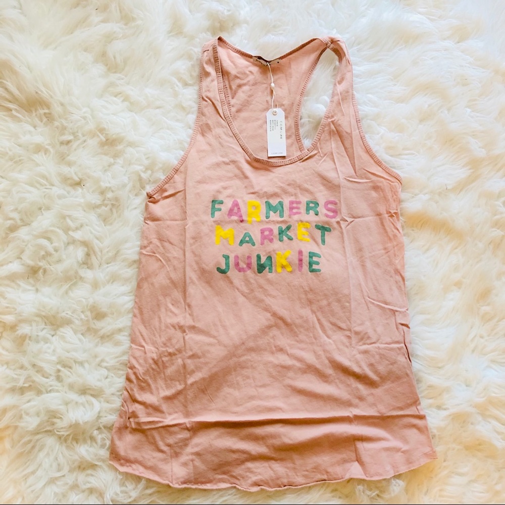 COMUNE Farmers Market Junkie Tank Top Sz S